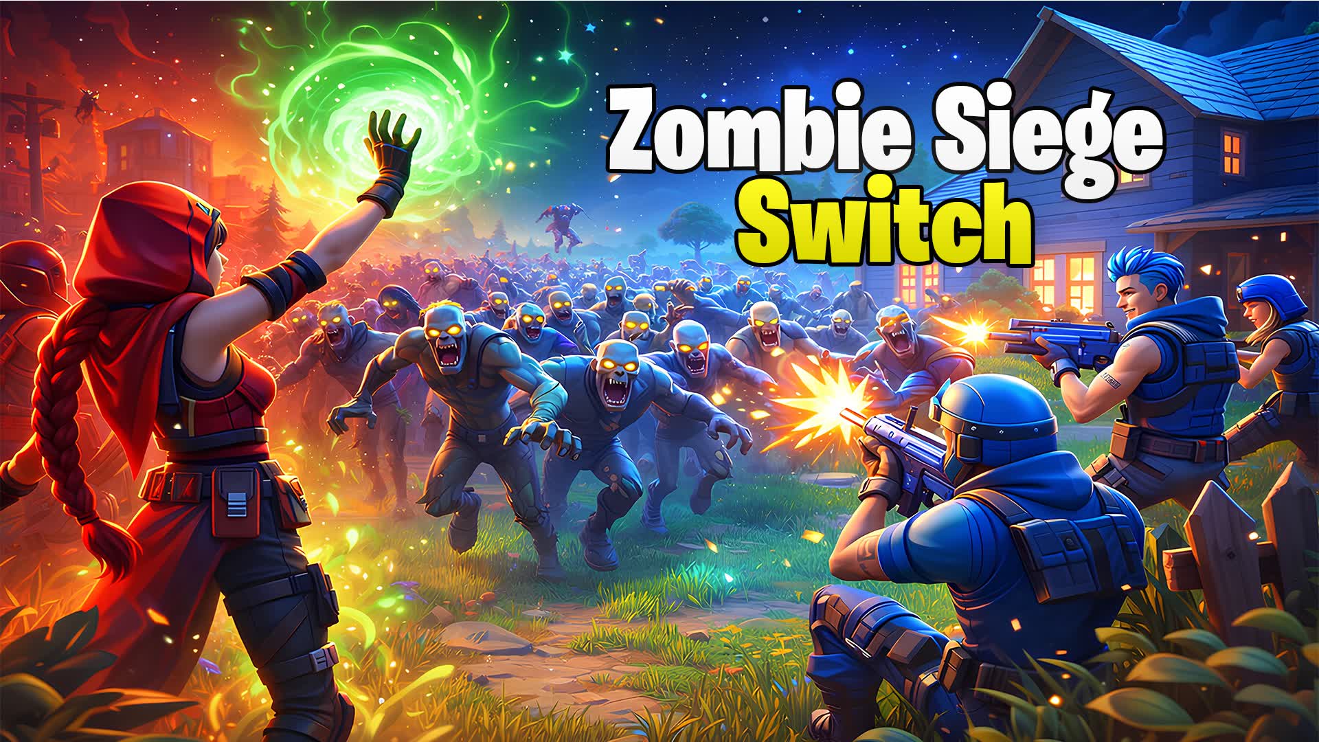 Zombie Siege Switch🔵🔴