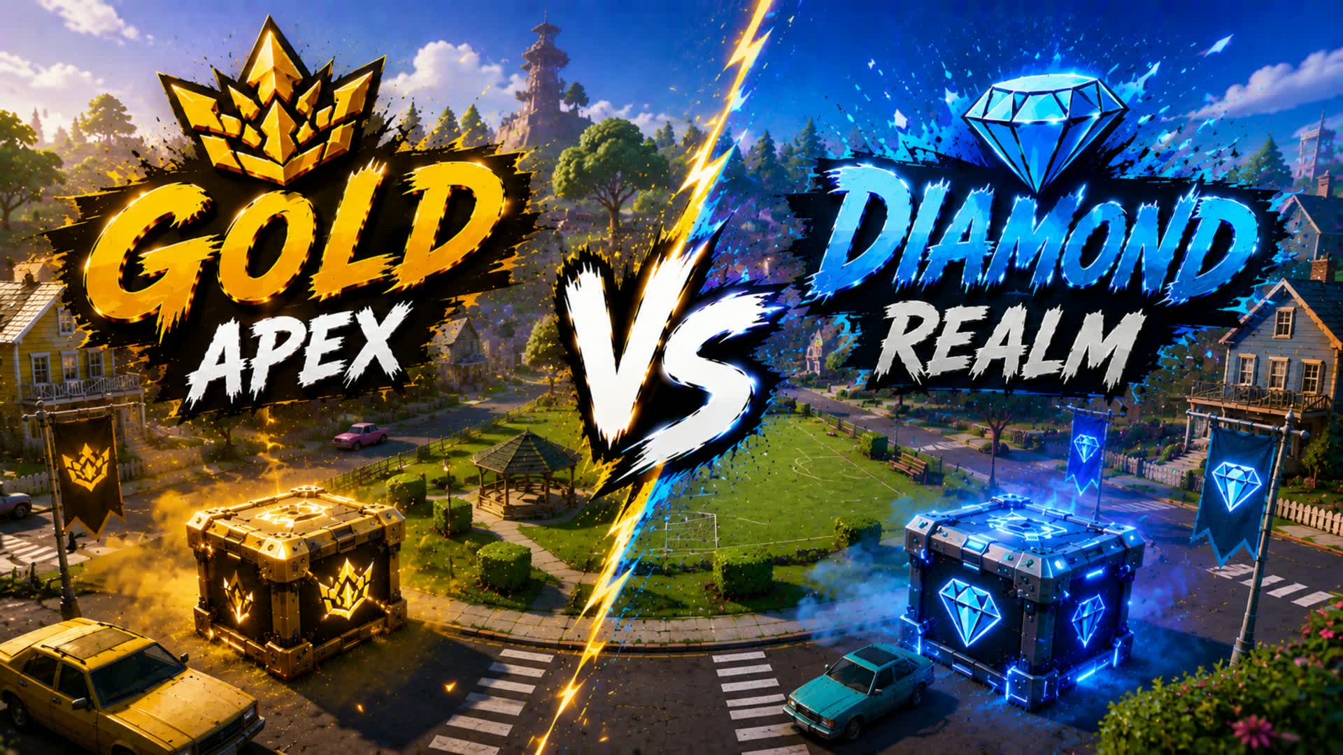⚜️ GOLD APEX VS DIAMOND REALM 💎