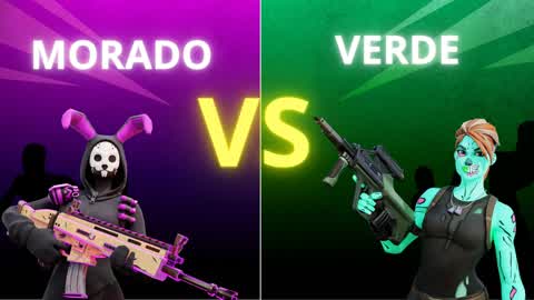 Green vs Purple
