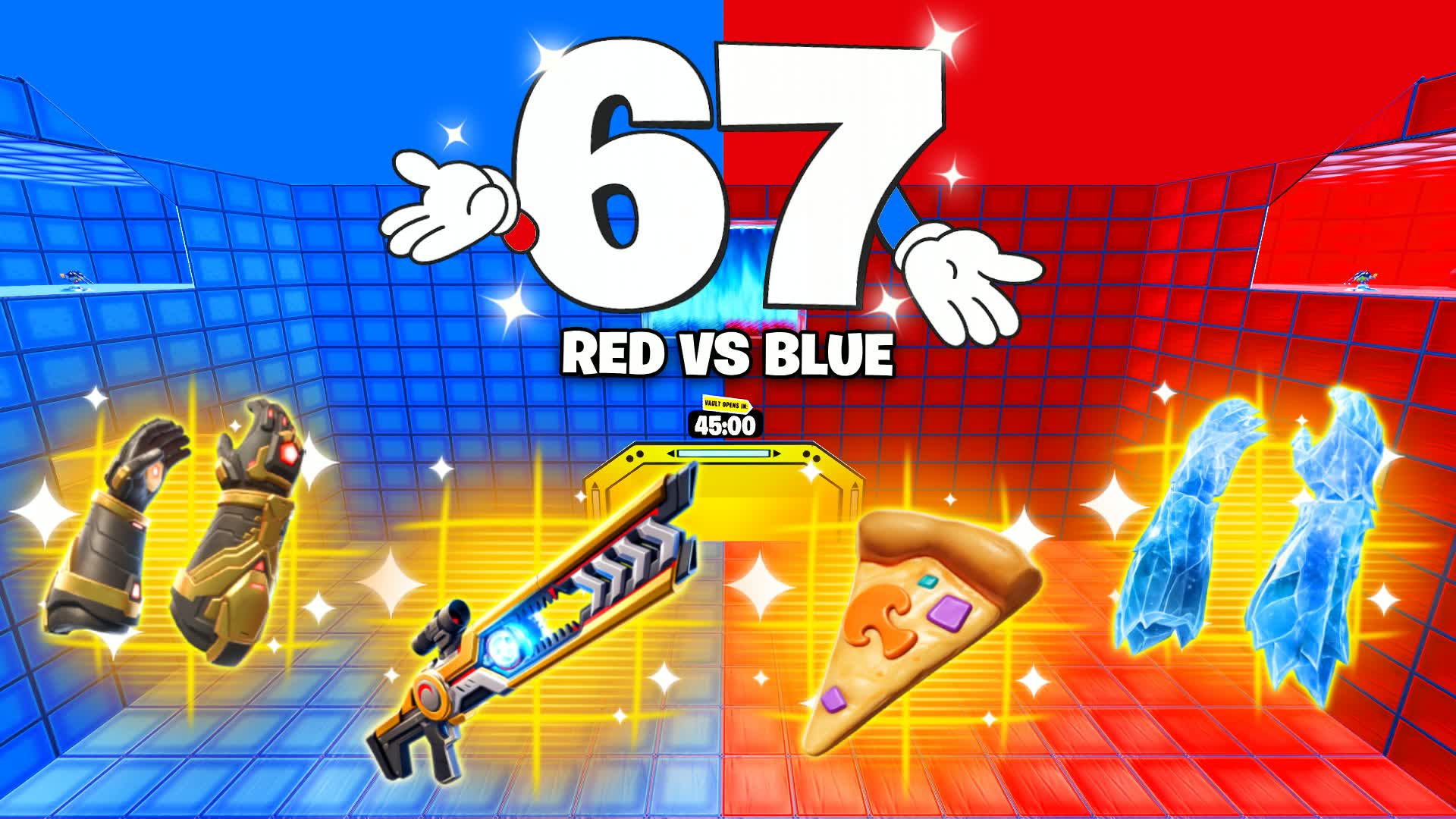 67 赤 vs 青 🔴🔵 [RVB GOATED]