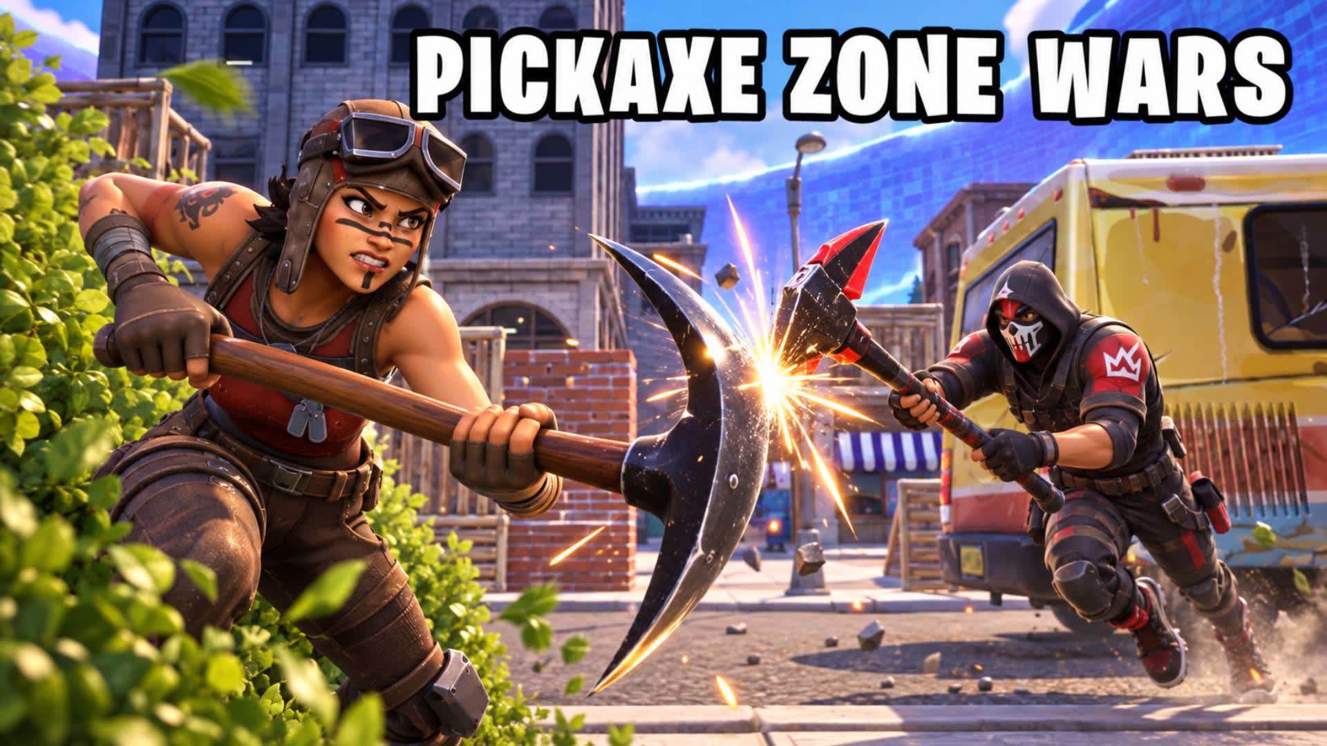 ⛏️ PICKAXE ONLY ZONE WARS 🔥 Build Fight
