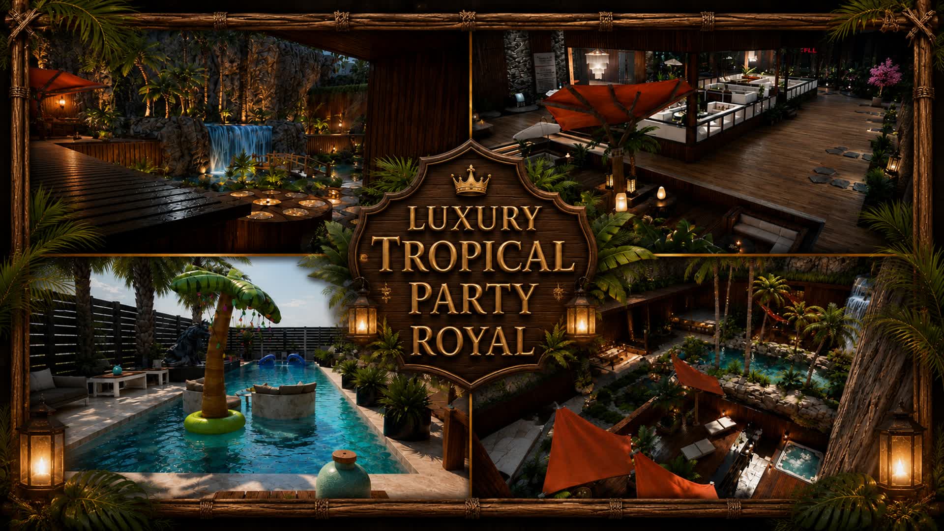 ☀️LUXURY TROPICAL PARTY ROYAL ☀️