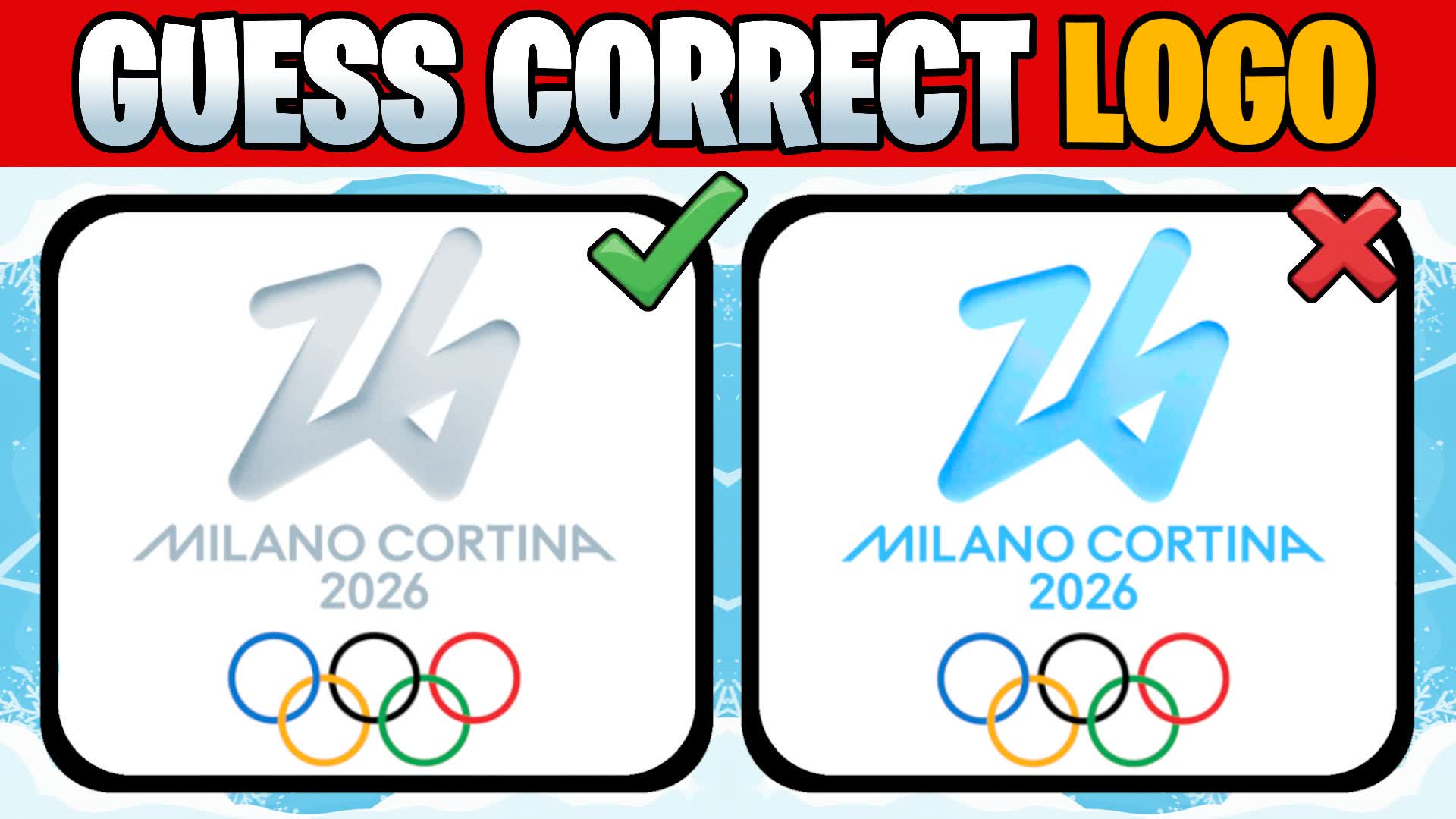 ロゴを当てろ オリンピック冬季大会