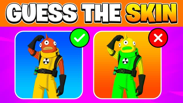 FORTSONS 🍩GUESS THE SKIN FUNNY PARKOUR