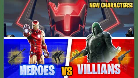 Marvel Heroes Vs Villains🔴🔵Red Vs Blue