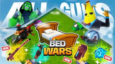 ALL GUNS & VEHICLES BED WARS