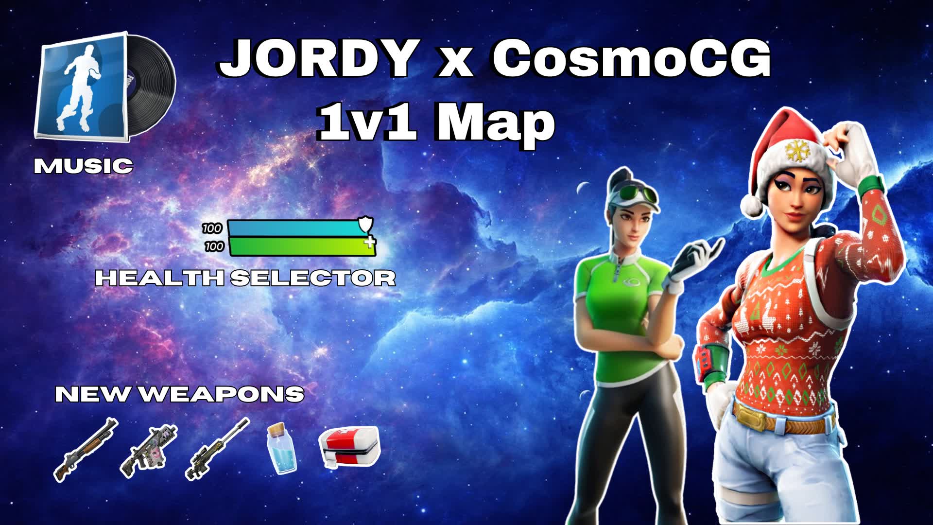 Jordy x CosmoCG 1v1 Map 🏆