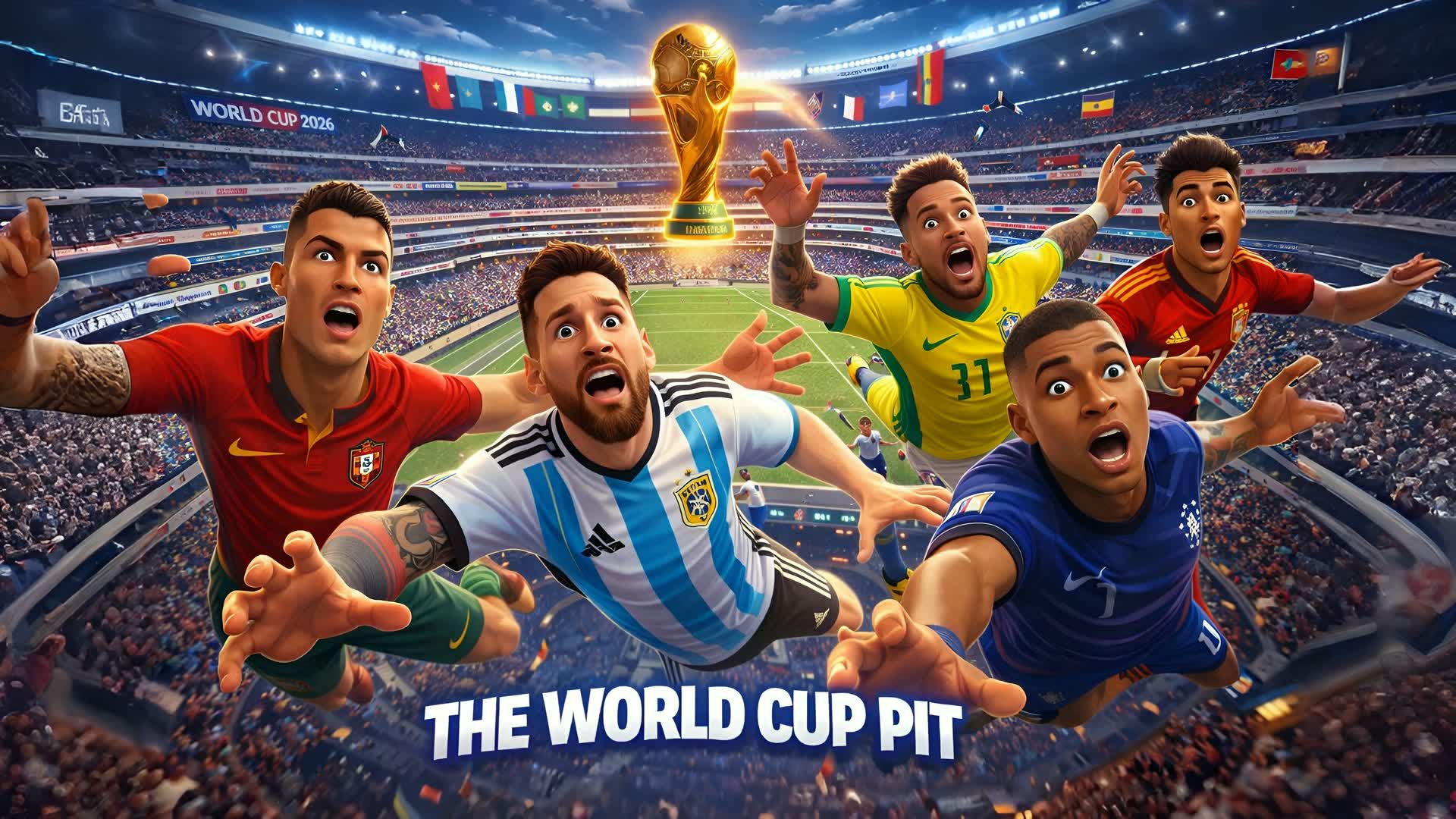 FOOTBALL WORLD CUP PIT ⚽️🏆 SOCCER FIGHT