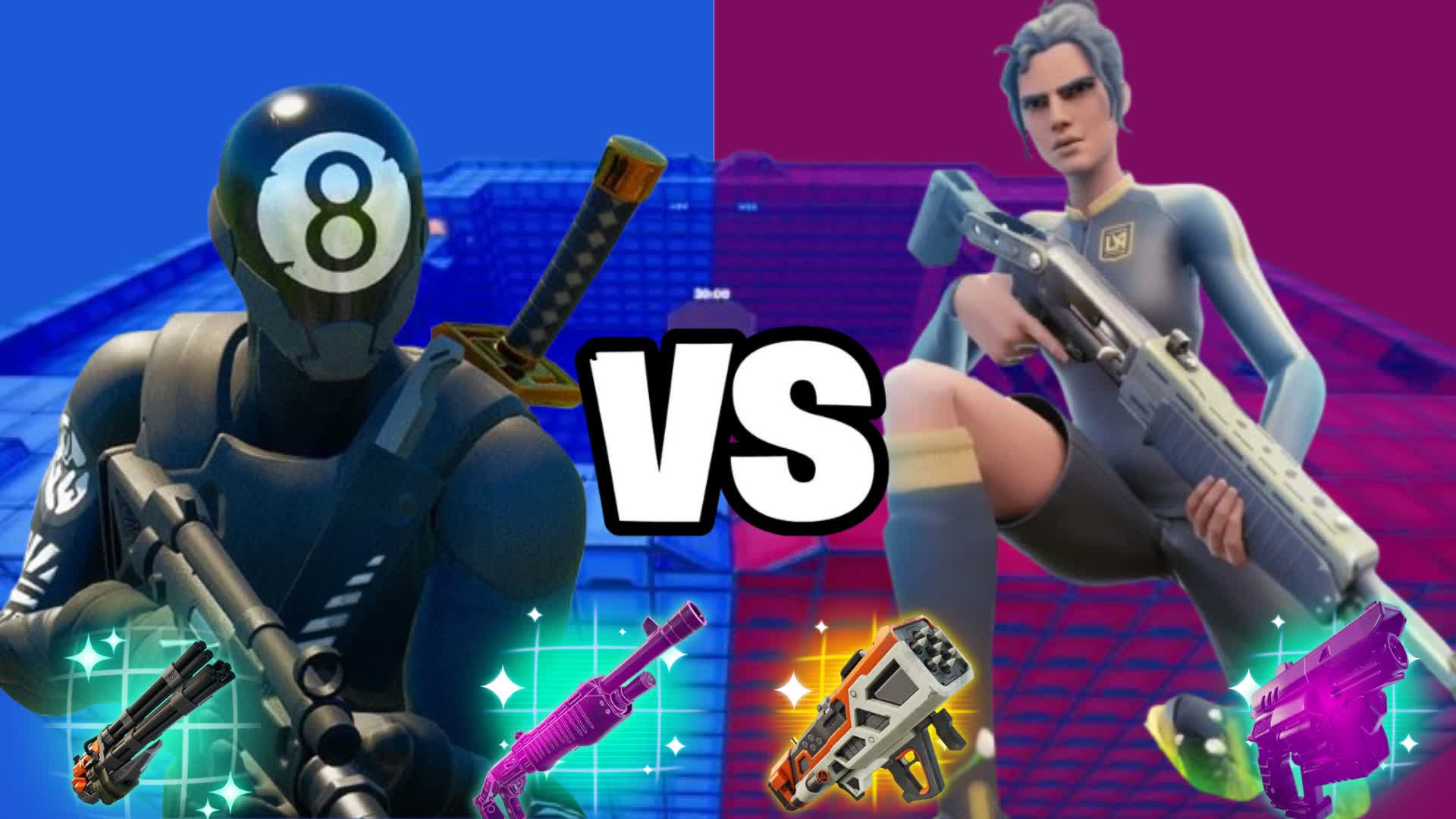 Red vs Blue 🔴🔵 ( Octagon )