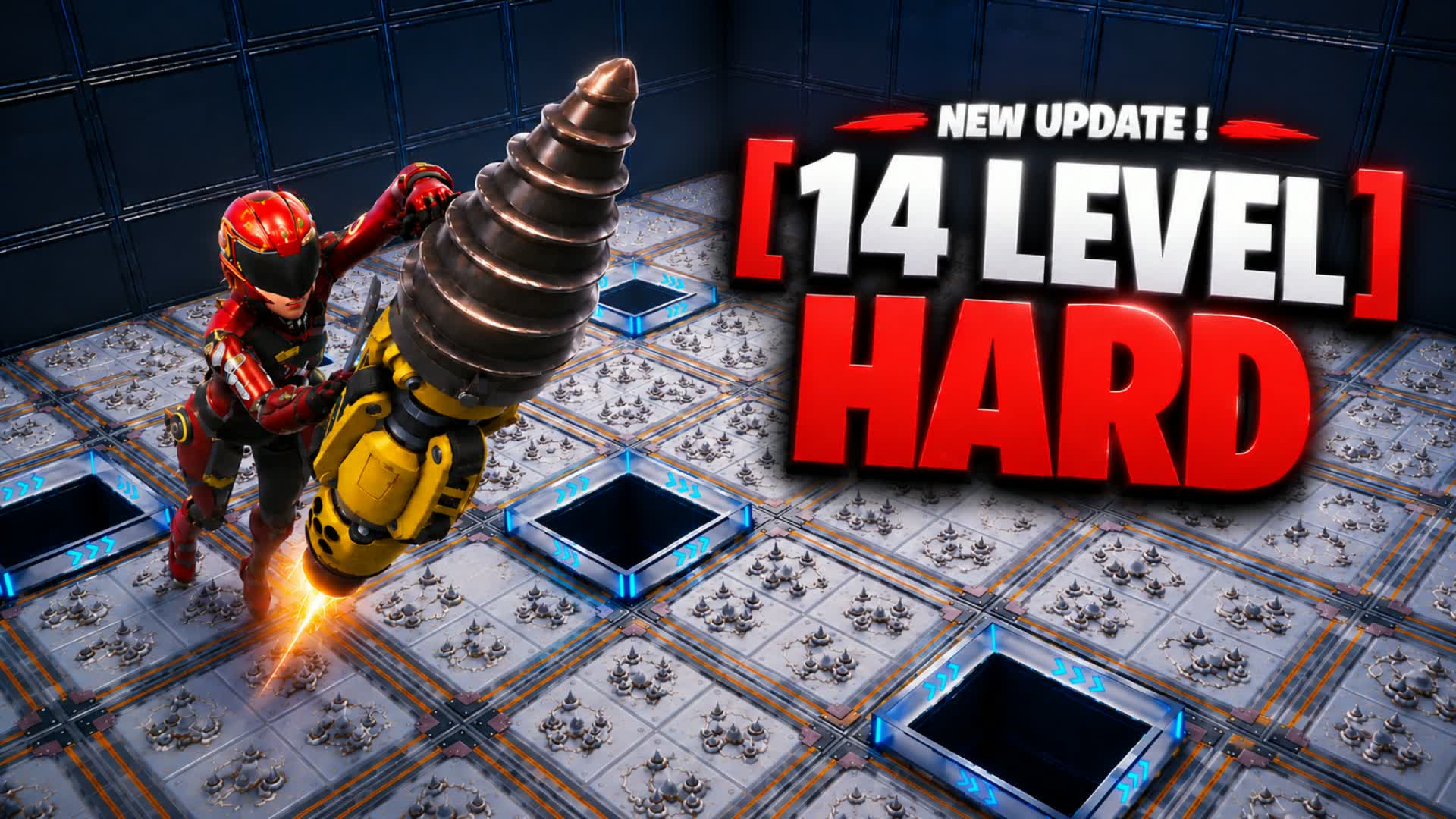 (7444) PARKOUR 14 LEVEL 😱🔥 باركور صعب — Fortnite island 2542-0617-1868 by alokey 256