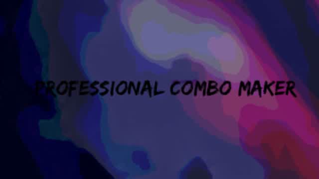 Professional Combo Maker