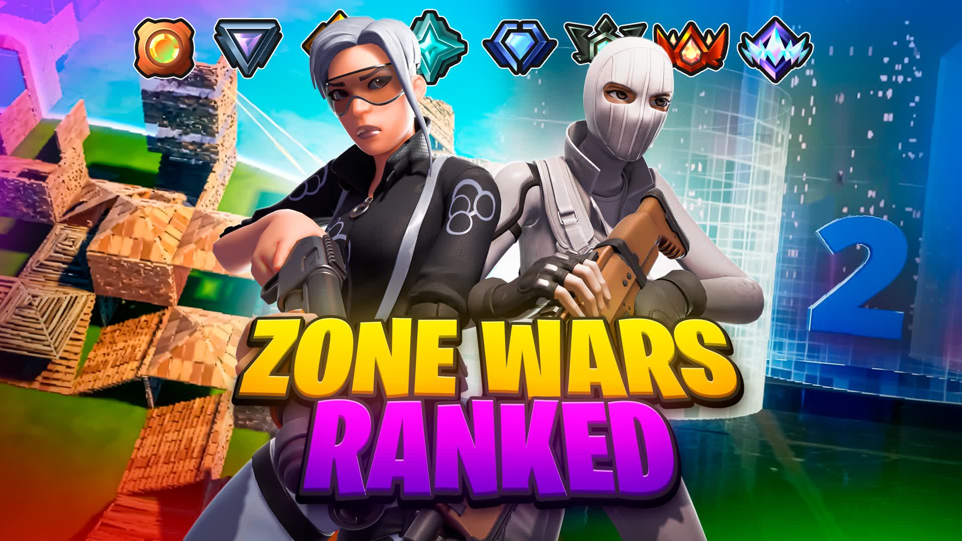 🌀 2v2v2v2v2v2v2v2 ZONE WARS RANKED 👑