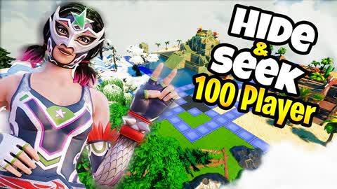 HIDE N SEEK 100 PLAYER👁‍🗨