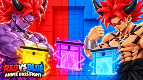 RED VS BLUE🔴RVB🔵ANIME BOSS FIGHT