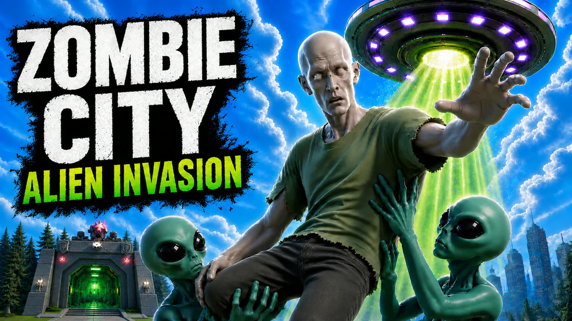 🧟 Zombie City: Alien Invasion 🛸