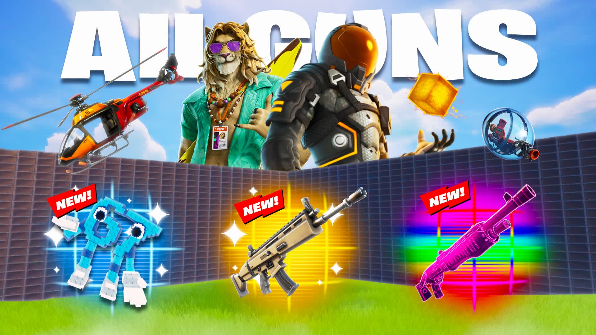 BRAINROT 1V1 ALL GUNS & VEHICLES