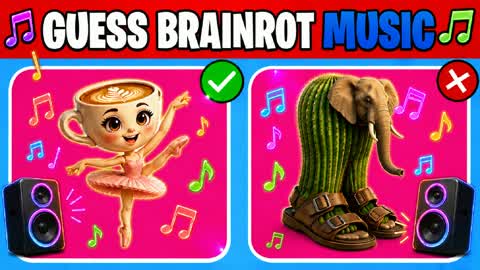 GUESS A BRAINROT SONG 🎤 PATCHWORK 🎶