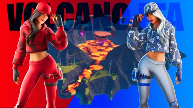 🌋Volcano 🌋 Red vs Blue 🌋 Floater 🌋