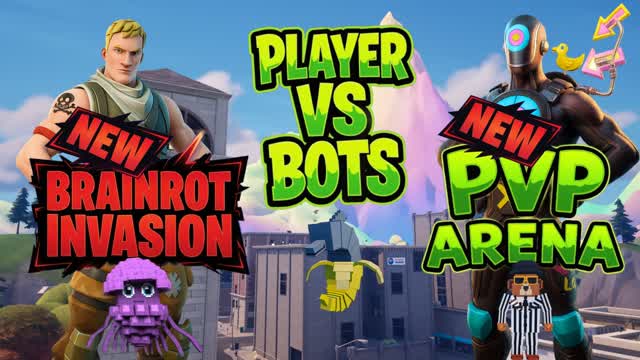 PLAYER VS BOTS [ BRAINROT INVASION ]
