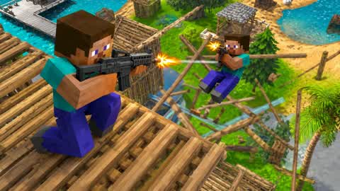 Buildfight minebuild 1v1v1