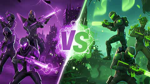 GREEN ALIENS VS PURPLE ALIENS🟢🟣