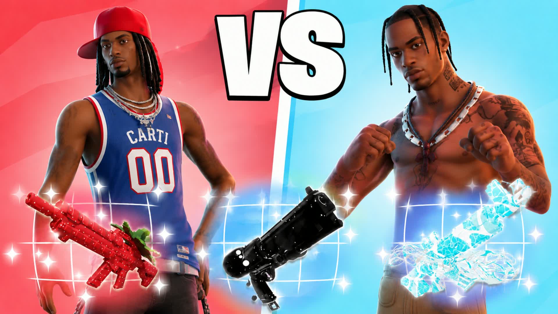 RAPPERS RED VS BLUE 🔴🔵