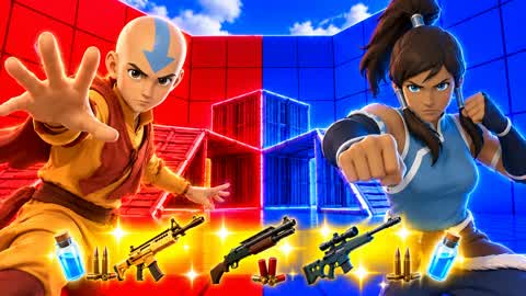 🌪️ AVATAR AANG VS KORRA 🌊 RED VS BLUE