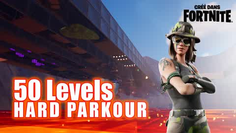 Parkour 50 levels Hard