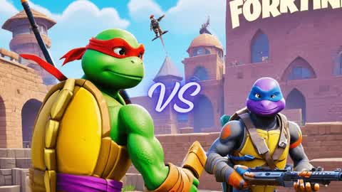 TMNT 1v1 BUILD FIGHTS