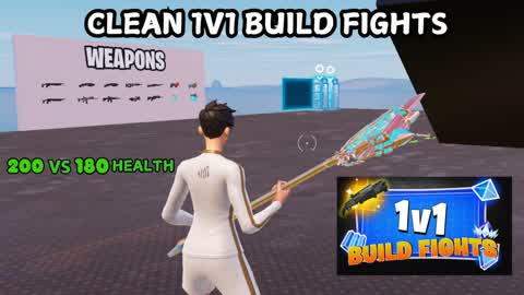 CLEAN 1V1 BUILD FIGHTS - NEW GUNS 🔥🔥