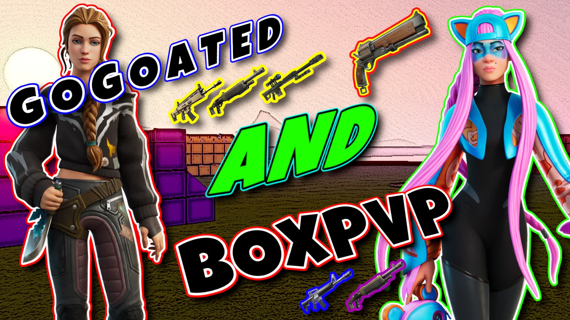 🐐🐐GO GOATED AND 📦📦 BOX PVP