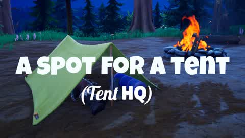 A spot for a tent (Tent HQ)