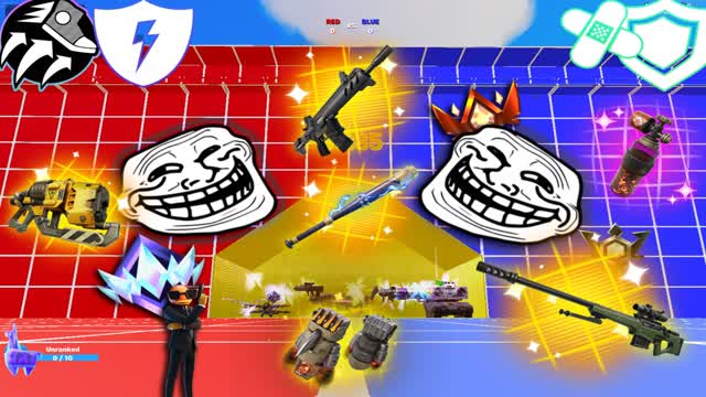 🤡TROLL🔴RED vs🔵BLUE🦸SUPER ABILITIES🔝