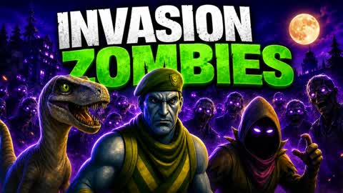 Invasión de Dinosaurios Bichos y Zombies
