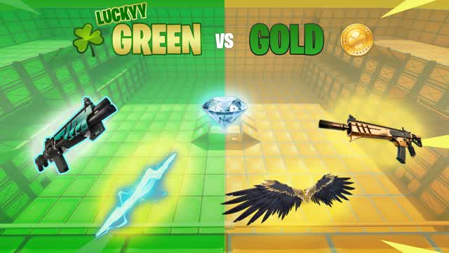 LUCKYY GREEN VS GOLD