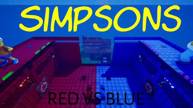 Simpsons Red VS Blue 👽ALIEN INVASION🛸