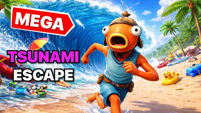 MEGA TSUNAMI ESCAPE 🌊