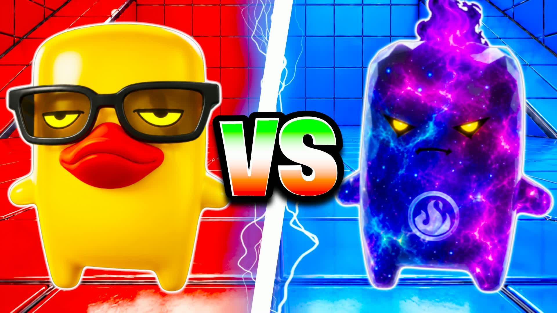 レッド vs ブルー モスマット 🔴🔵