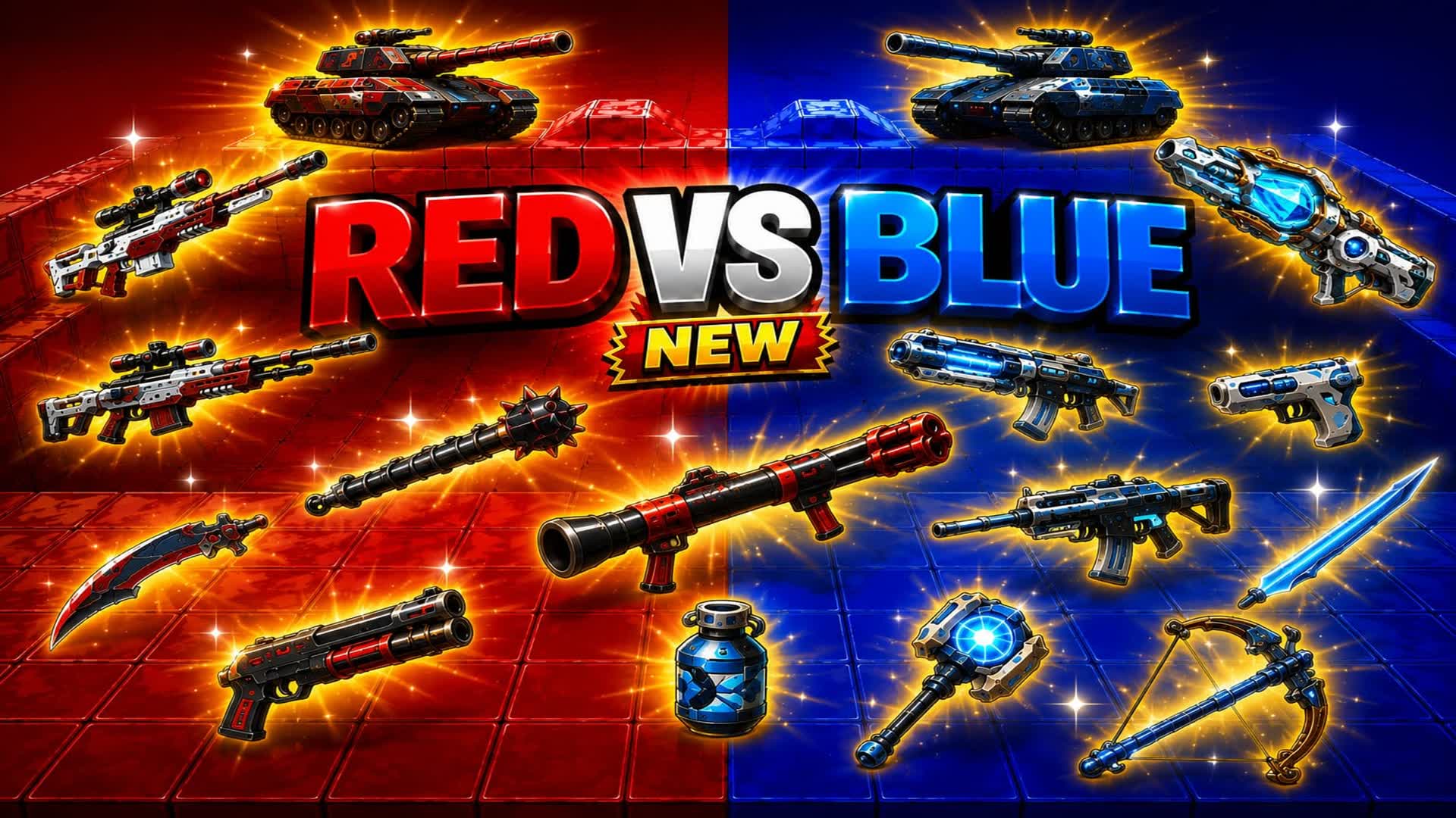 RED 🔵VS🔴BULE CRAZY