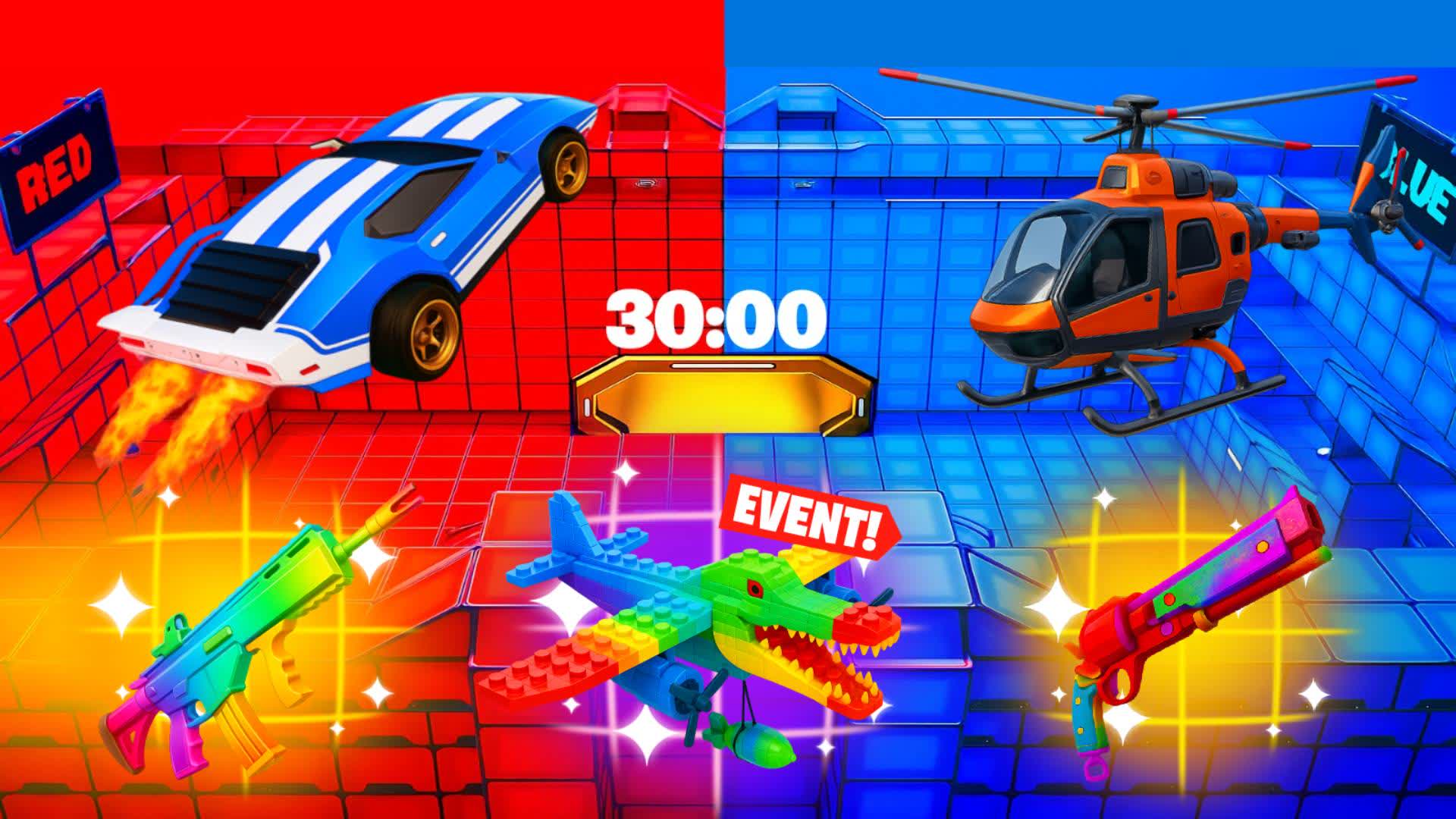 MEGA RED VS BLUE🔵🔴 FFA