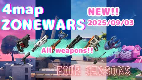 4 MAP ZONEWARS Four Seasons