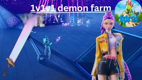 1v1v1 ffa demon farm