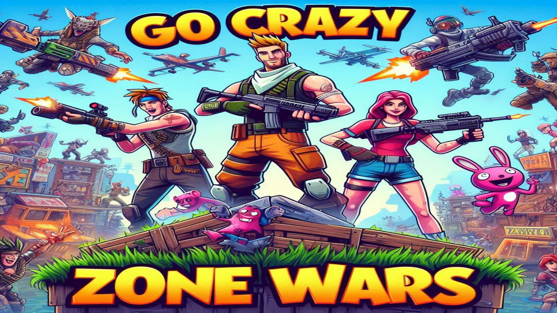 🎭 GO CRAZY! ZONE WARS 😎