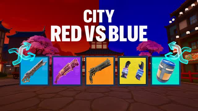 CITY RED VS BLUE 🔴🔵