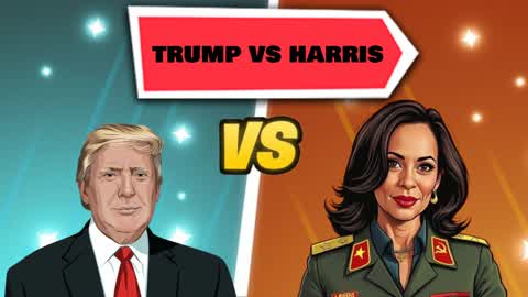 Trump🔴Vs Harris🔵RED VS BLUE
