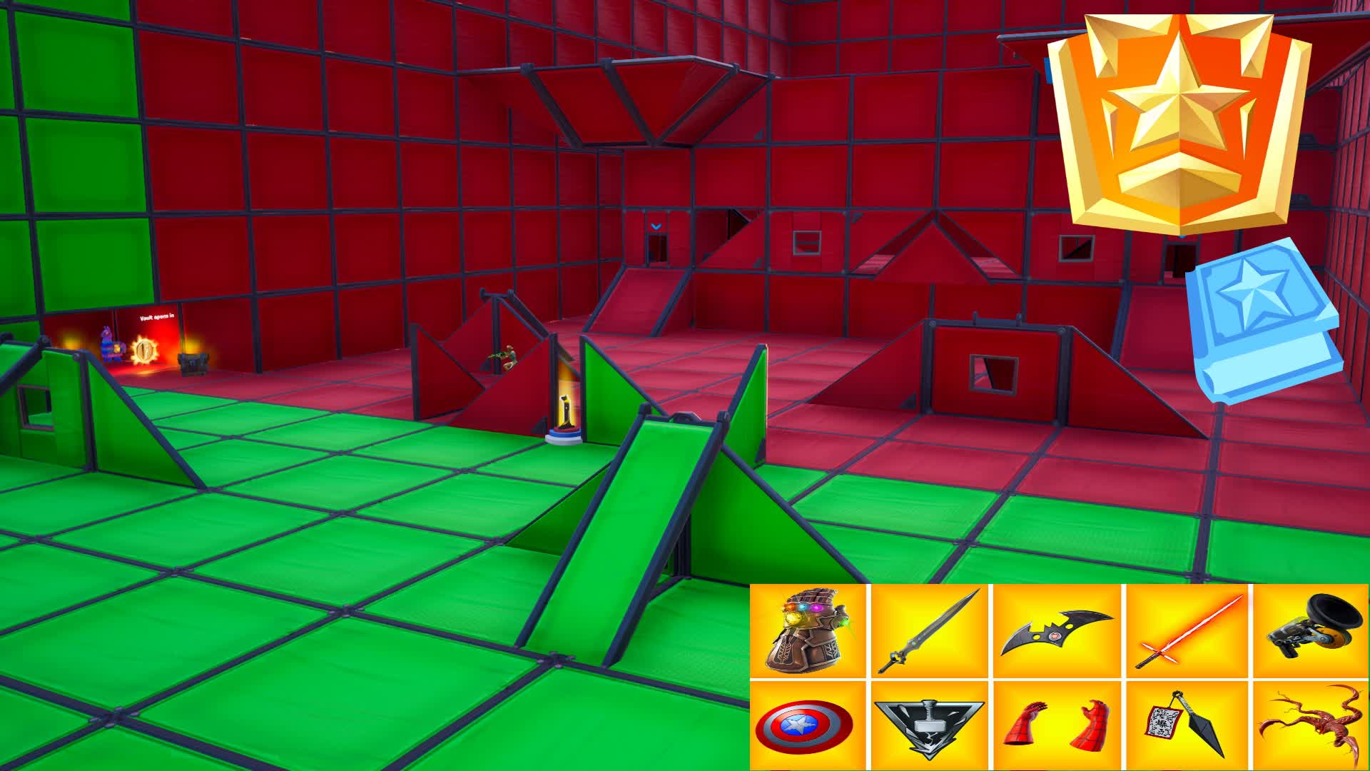 💚GREEN VS RED ️ RUMBLE 615543330056 By LOST OG Gamer Fortnite