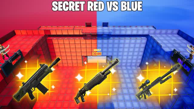 SECRET RED VS BLUE🔴🔵PVP