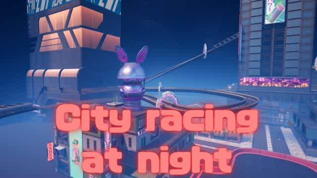 City racing at night