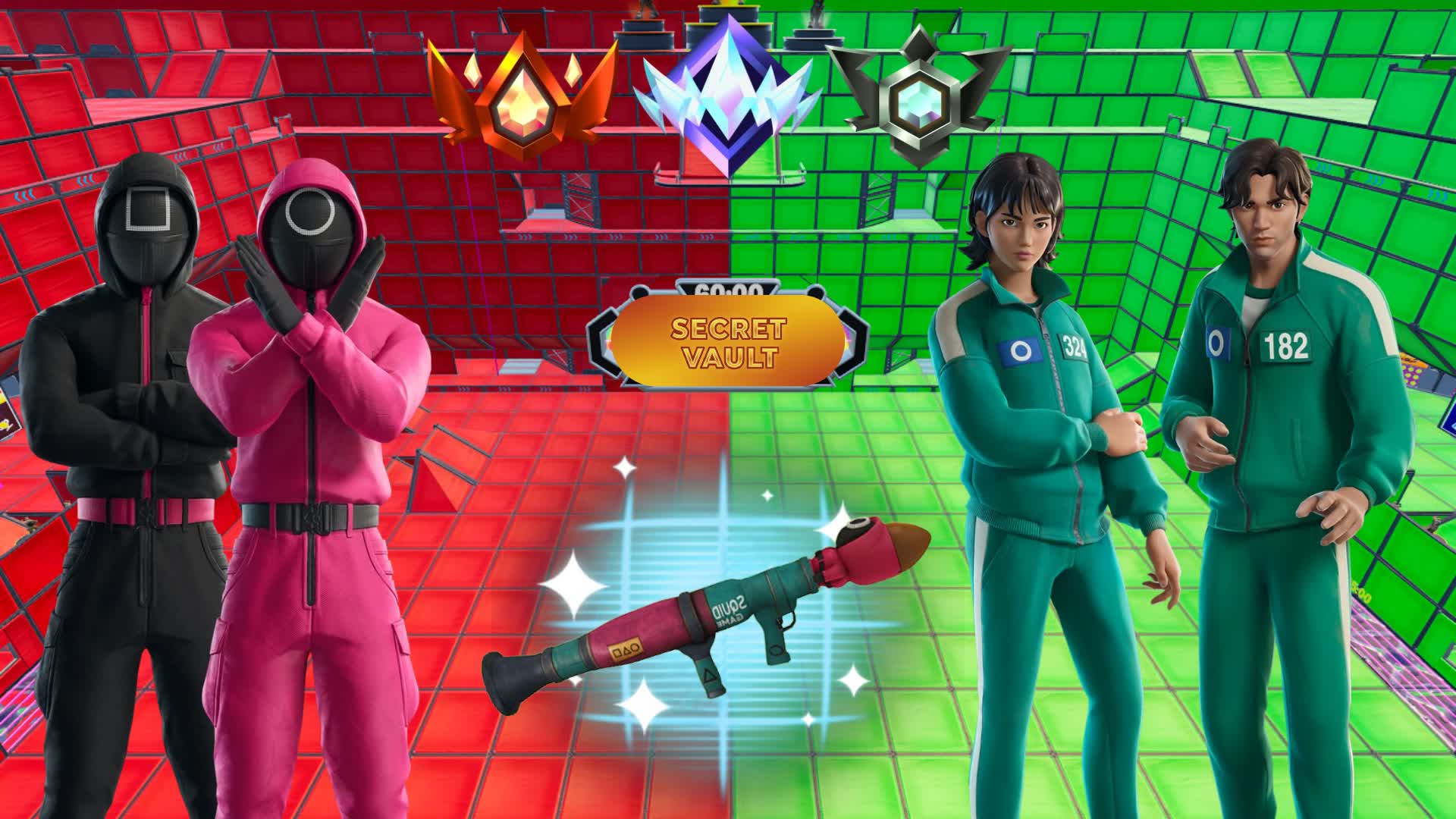 SQUIDGAME RED VS GREEN Battle