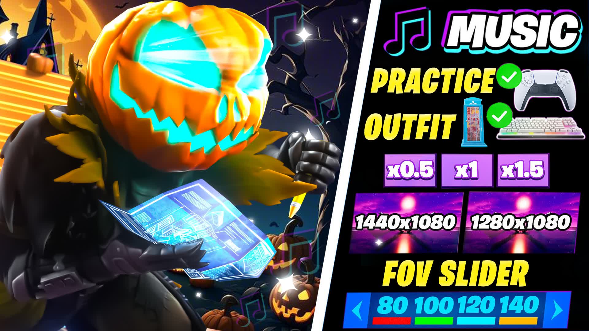 Halloween music 1v1 8538 3574 7117 by minicutie fortnite creative
